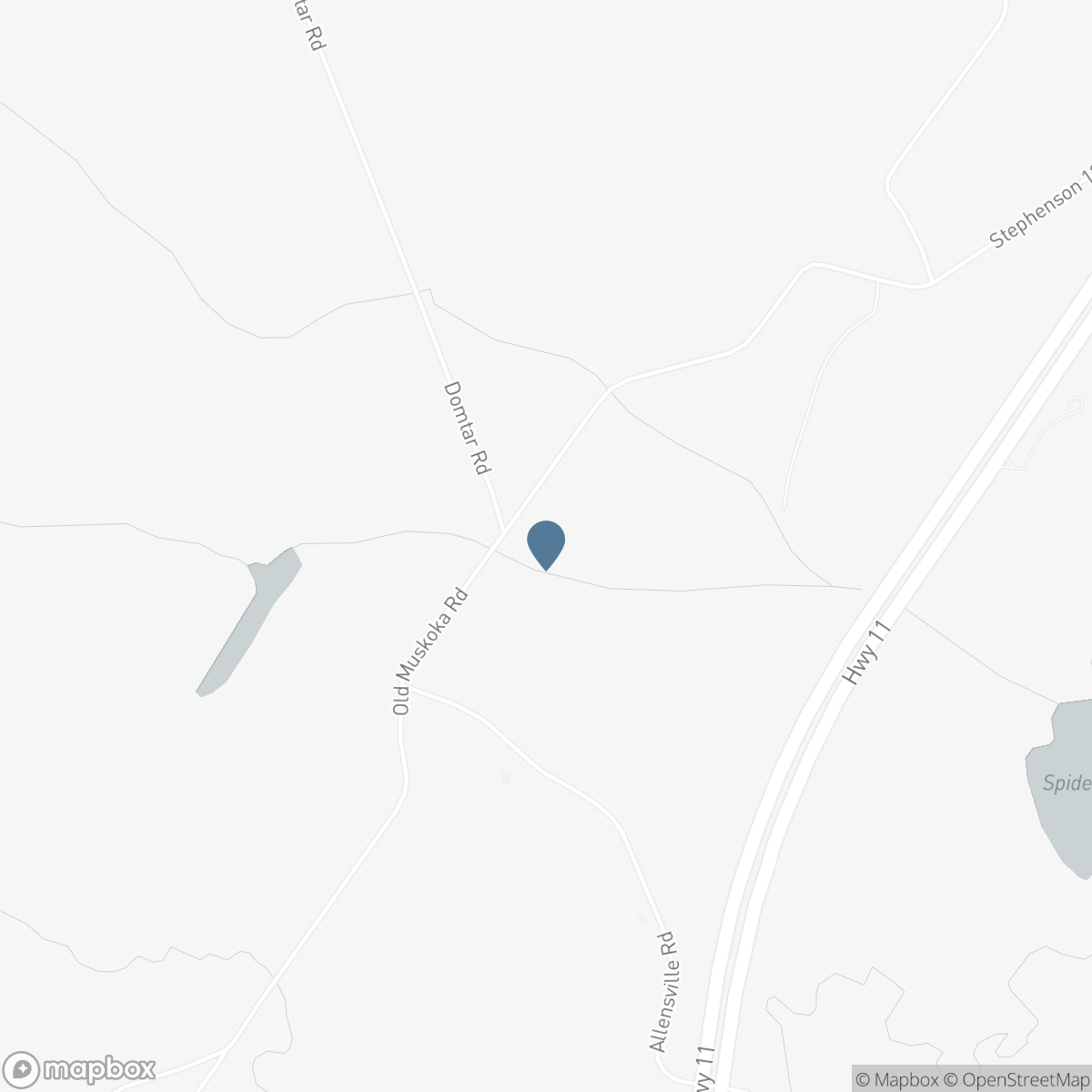 0 OLD MUSKOKA TO THE WEST SIDE OF #1105 ROAD, Huntsville, Ontario P0B 1M0